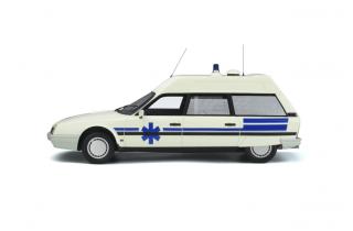 Citroën CX Break Ambulance Quasar Heuliez OttO mobile 1:18 Resinemodell (Türen, Motorhaube... nicht zu öffnen!)